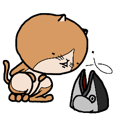 二毛猫ピノとマグロン
