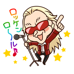 内田裕也スタンプ　ポップ編