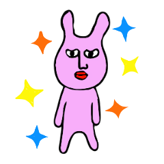 部長が描いたウサギ男