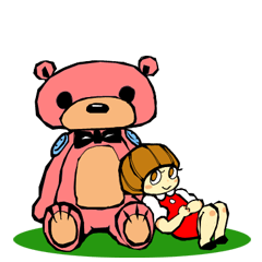 ピンクマとおんなのこ