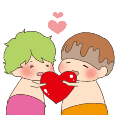 みたらしちゃんと三色ちゃん