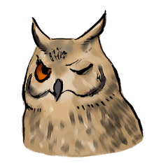 フクロウスタンプ