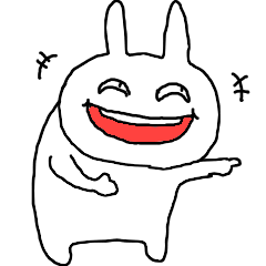 猫背うさぎ