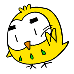 黄色いふくろう