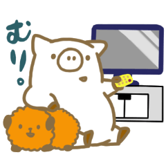 ぶたしゃんがしゃべった！
