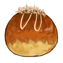 たこ焼きスタンプ