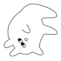 じっと見るうさぎがまた…