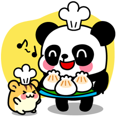 パンダちゃんとハムチー