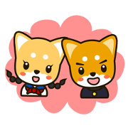 しばイヌ+学生服