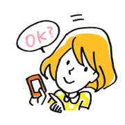 シンプルスタンプ:女の子と男の子