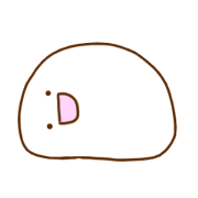 まんじゅうの表情
