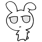 元気のないウサギ