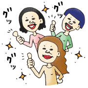 集団・大群のわらわらスタンプ