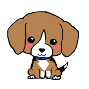 小さなビーグル犬・めいぷる