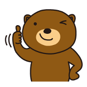 元気なクマのロッキーくん