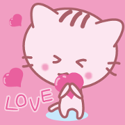 ＬＯＶＥ”ピンネコちゃん”