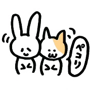 ふきだしにゃこぴょん