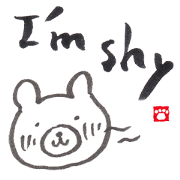 かおクマ－筆で描いた英語版－