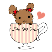 トイプーちゃんの日常スタンプ
