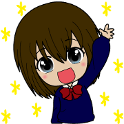 女子中高生のためのスタンプ
