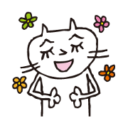 白ネコのコジロウ