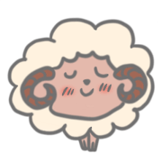 ひつじさんの応援スタンプ