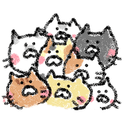ゆるい感じのねこ達