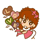 みんなのバレンタインスタンプ。