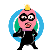 後輩・福面太郎!