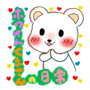 ホワイトくまさんの日常