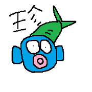 幼児書きらくがき顔一言メッセージ５