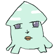 ちょっとイライラ(？)あおりイカスタンプ