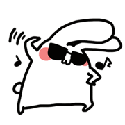サングラうさぎ▼ω▼