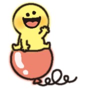 ニコちゃんスタンプ