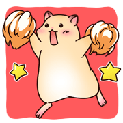 みずよし君は鼻ぺちゃハムスター