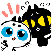 こまりネコとまろネコ