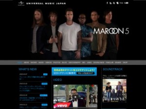 maroon 5 マルーン5 - UNIVERSAL MUSIC JAPAN