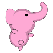 ピンクのぞう