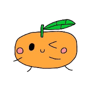 かわいいフルーツのスタンプ