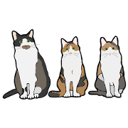 猫のスタンプ
