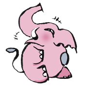 ぴんくの象さん