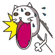 虹色ねこの日常スタンプ
