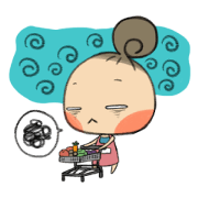 チラ子のスタンプ。