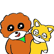 プードルとチワワ