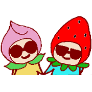 モモ&イチゴくん