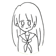 のりこちゃんスタンプ