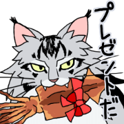 クールな猫スタンプ