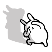 白黒うさぎ