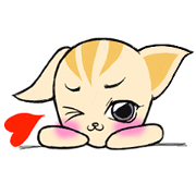 困り眉の猫（喜怒哀楽☆）
