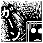 とにかくインパクト!(スマポくん集中線)